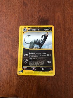Skyridge Set Rare Houndoom Pokemon Card