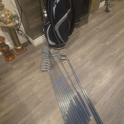 COMPLETE GOLF CLUBS SET WITH GOLF BAG (13 CLUBS SET)