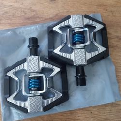 CRANK BROTHERS PEDALS ALLOY HIBRID FLAT CLIP-IN BIKE MTB PEDALS MOUNTAIN BIKE 9/16"