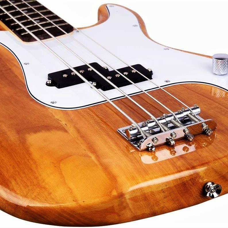 NEW IN BOX! Fender Precision / P-Bass (COPY) Electric Bass Guitar with a Gorgeous Natural Finish