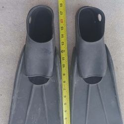 9.5 scuba fins. See picture for Measurements.  CAPE CORAL 