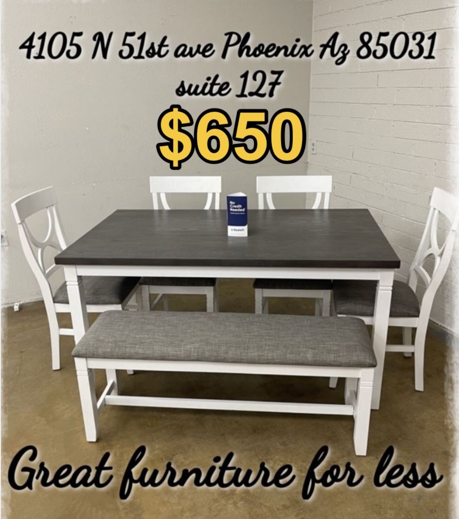 6 PCs Dining Table Set Brand New