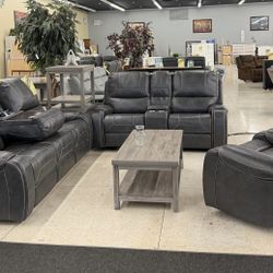 Bu Sofa & Loveseat & Get Free Recliner Chair 
