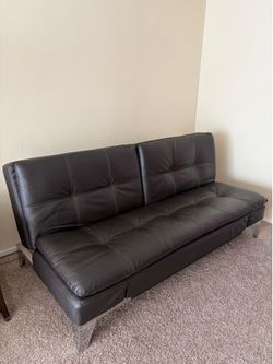 Brown Adjustable Sofa Bed