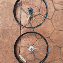 18 Inch Bike Wheels / Bicycle Rims ( Rueda / Llantas Para Bicicleta 18 Pulgadas )