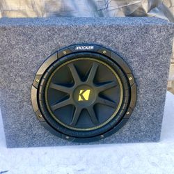12 Inch Kicker Comp With Truck Style Box 