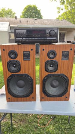 Kenwood speakers end techñics receiver