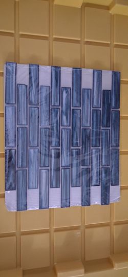 11 pcs Blue Backsplash