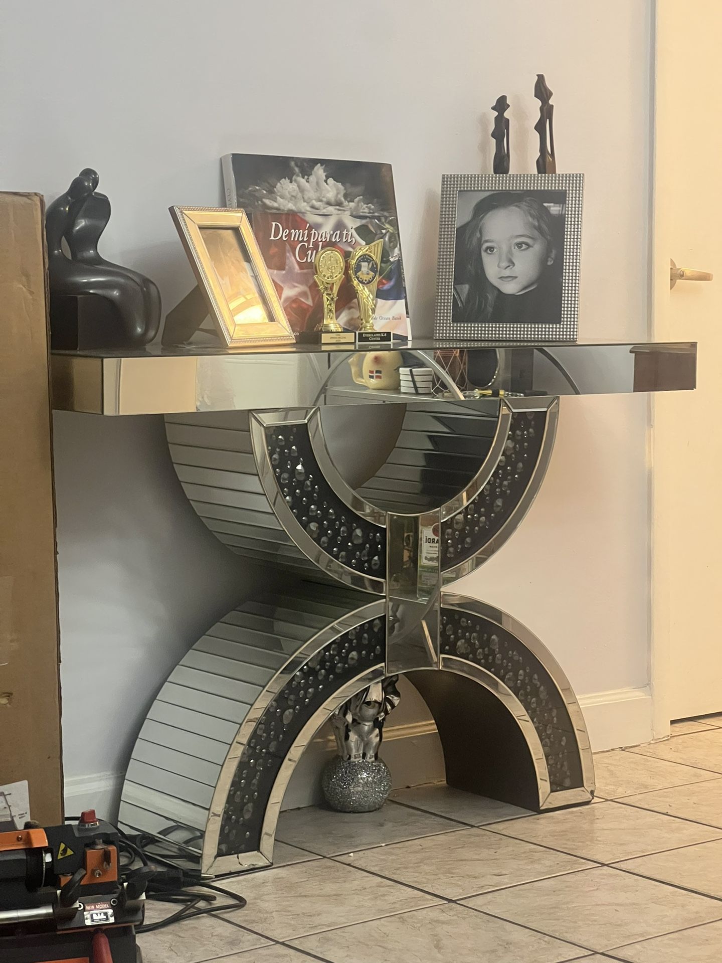 Mirror Console Table