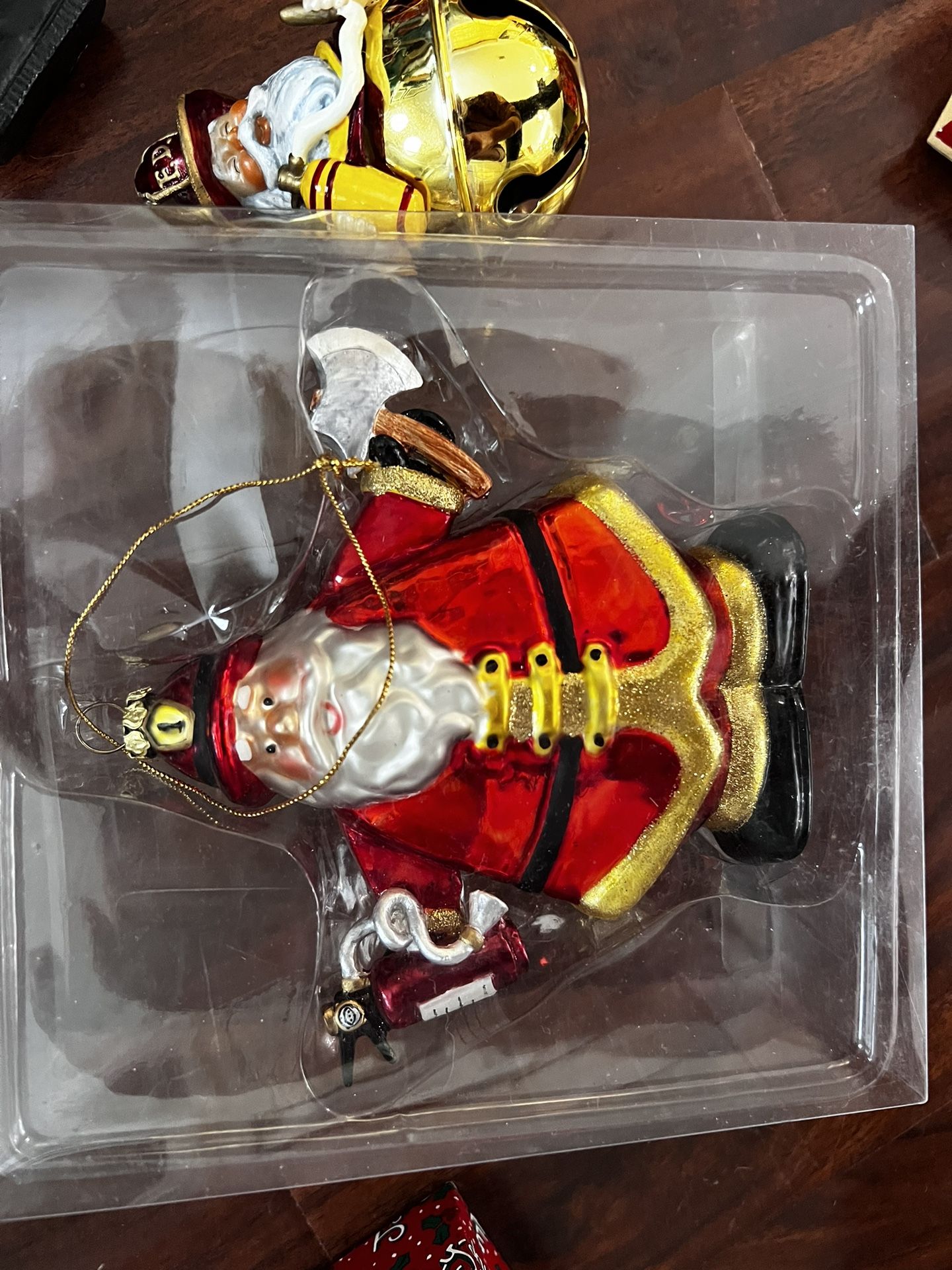 Firefighter Fire Department Themed Christmas Ornament Collection 