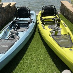 Two Hobie Compass Kayaks For Sale.