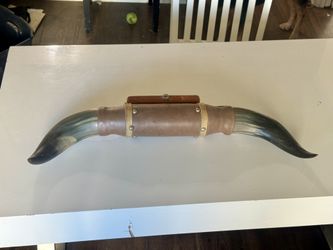 Real Bull Horns For Decoration Free Front Of Car 