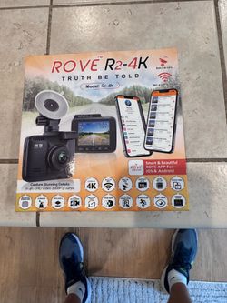 Rove R2-4K Dashcam w everything