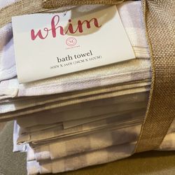 Martha Stewart Collection - Whim Bath Towel Set - 4 pc (Lavender/Lilac)