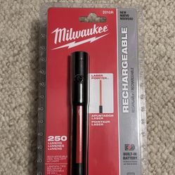 Milwaukee 2010R.  Flashlight With Laser Pointer. 
