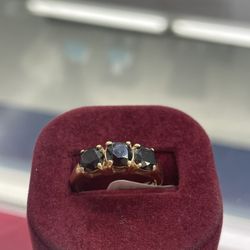 14K Yellow Gold Diamond Ring