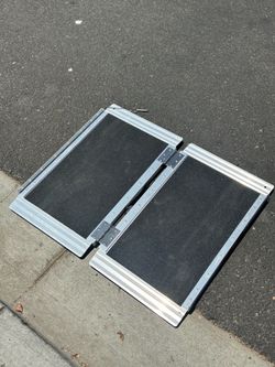 2 foot aluminum ramp for $30