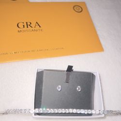 Diamond Brilliant Cut Tennis Bracelet Jewelry Luxury Charm 