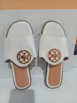 Miller Slide Sandals White Size 38