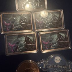 Copper Bars- 5 Oz And 100 Grams