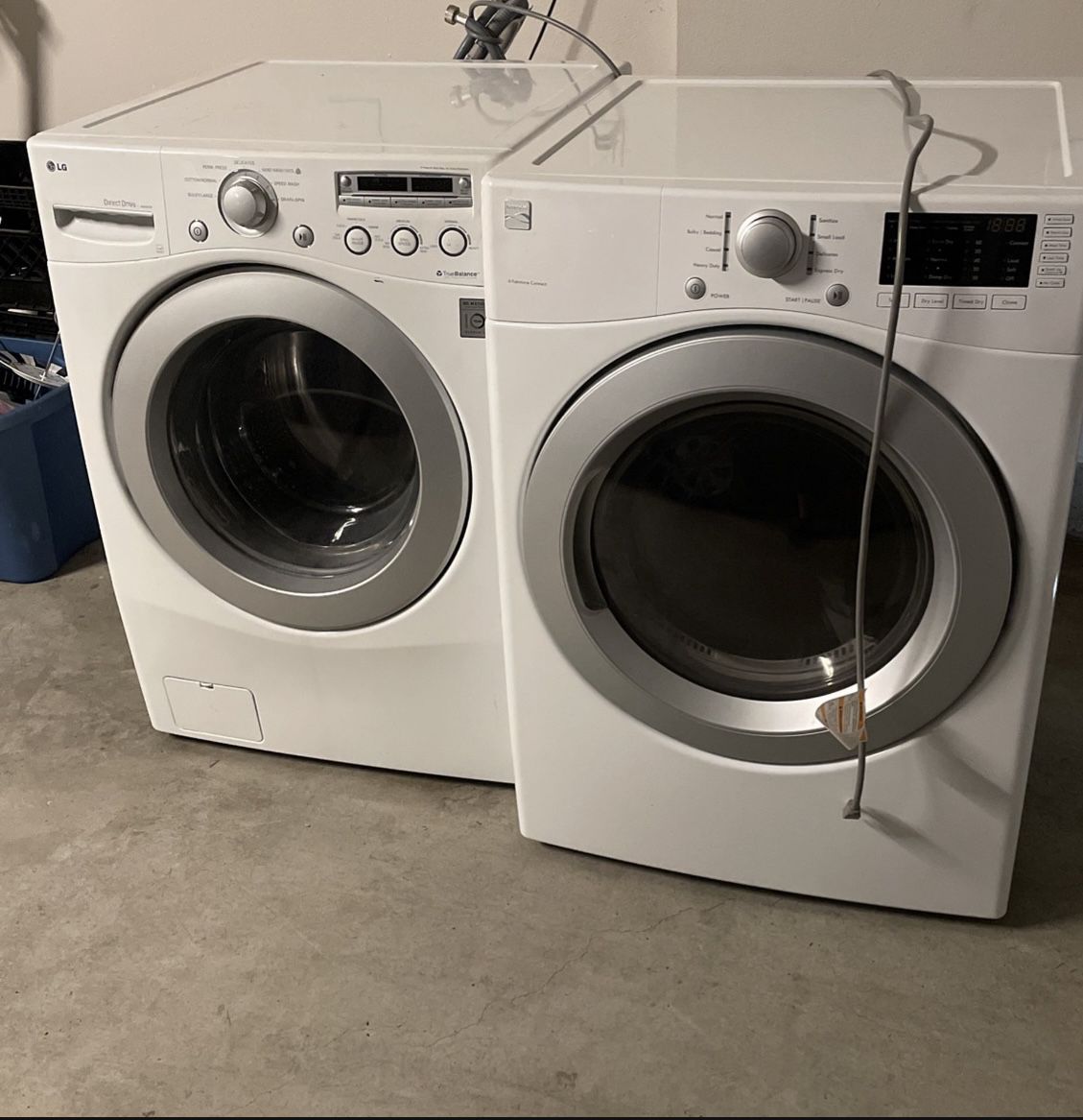 LG Washer - Kenmore Dryer