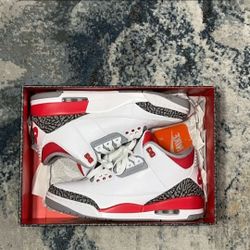 Jordan 3 Fire Red Size 9m