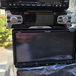 Old School Eclipse Fujitsu Ten Double Din Car Stereo Sony Jvc Clarion Alpine Zapco Phoenix Gold Ppi Xtant 