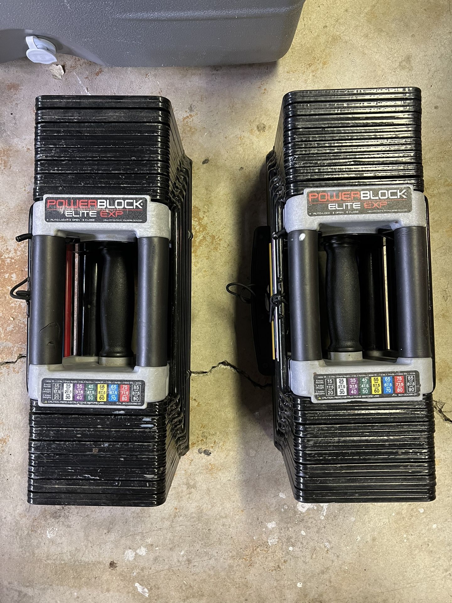 Powerblock Dumbbells 5-90 and Bench