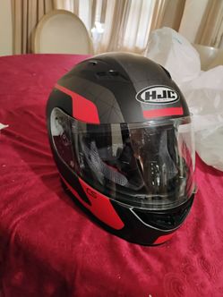 HJC CS-R3 Dosta DOT Motorcycle Helmet Size Medium Red/Black Size Small