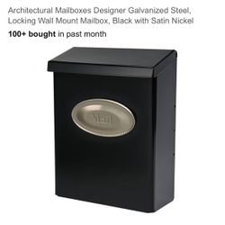 Architectural Mailboxes Designer Galvanized Steel, Locking