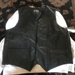 Chaleco De Cuero Para Hombre