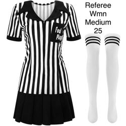 Women’s Referee Costume Medium / Disfraz de Arbitro Mujer Mediano 