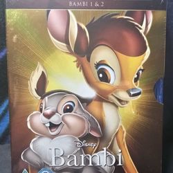 brand new sealed blu ray bambi 1+2 box set bluray 