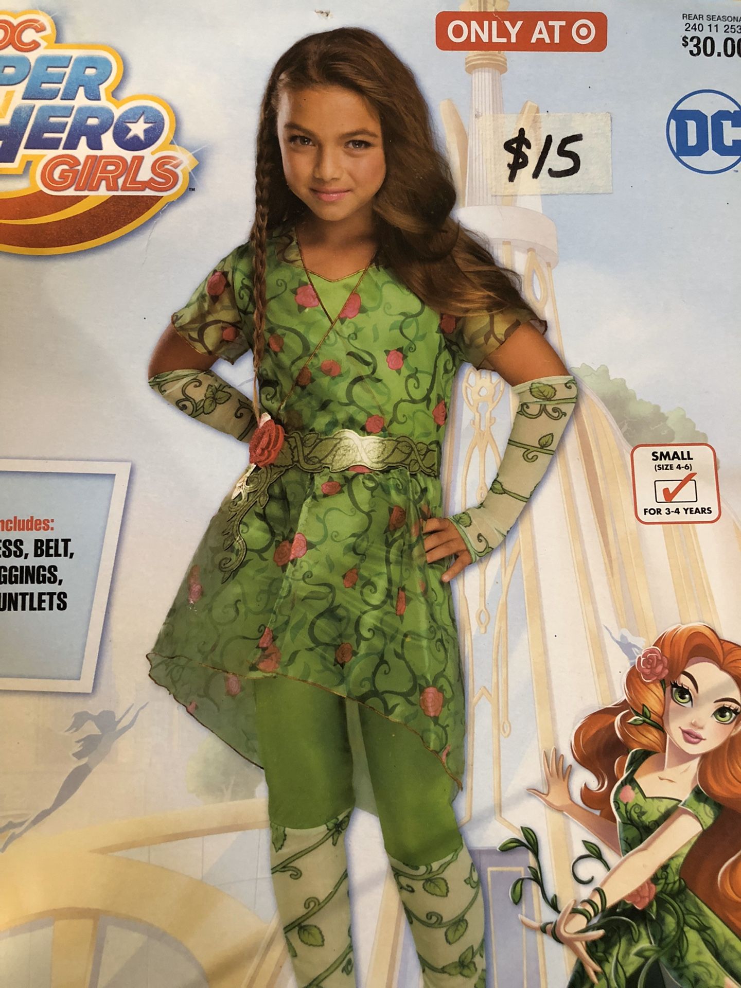NEW Poison Ivy Halloween Costume size small