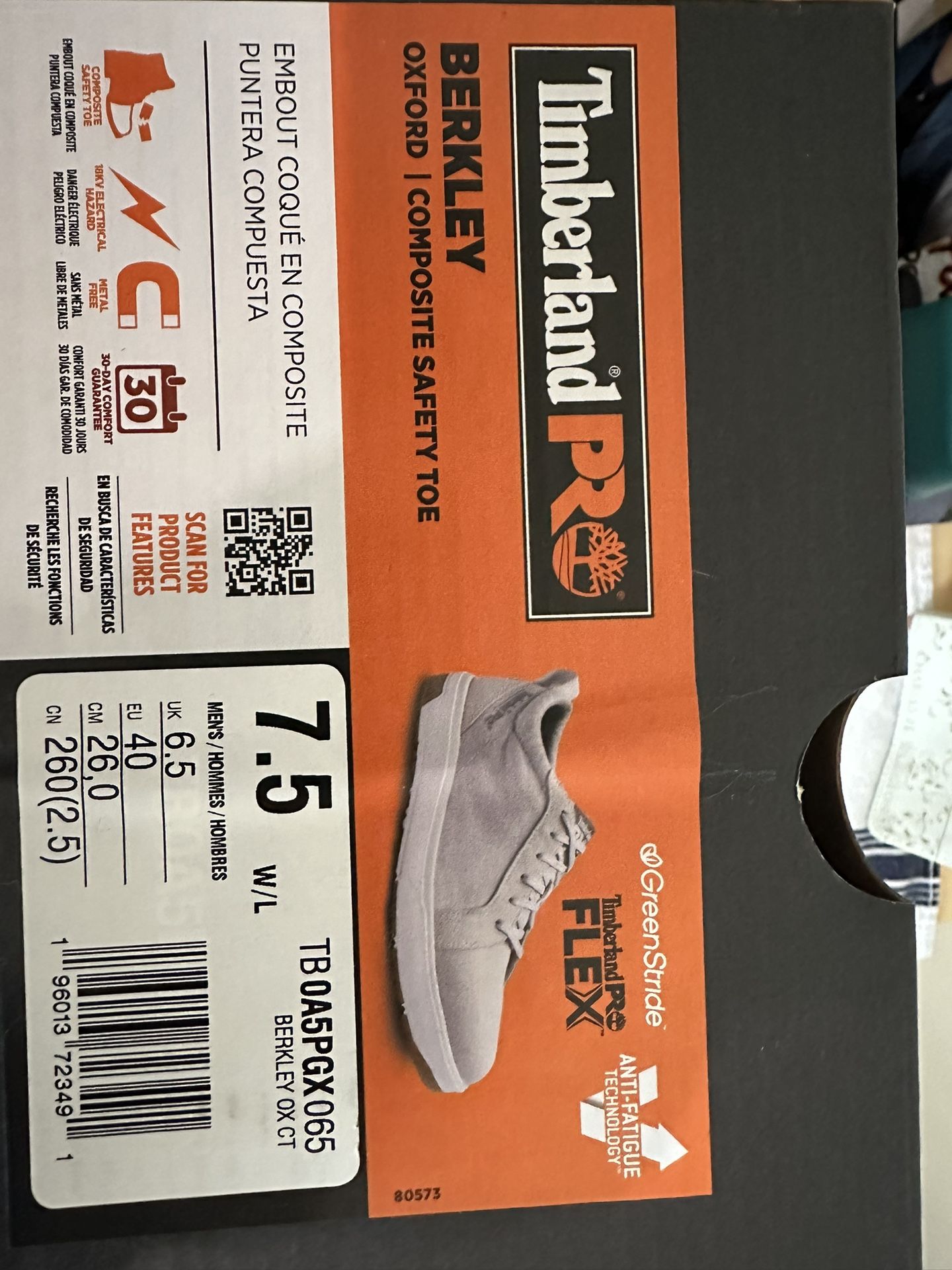 Timberland P2e BERKLEY OXFORD I COMPOSITE SAFETY TOE
