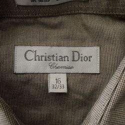 Christian Dior Beige Dress Shirt