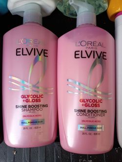 L'Oréal Elvive Glycolic Gloss Shampoo & Conditioner Set