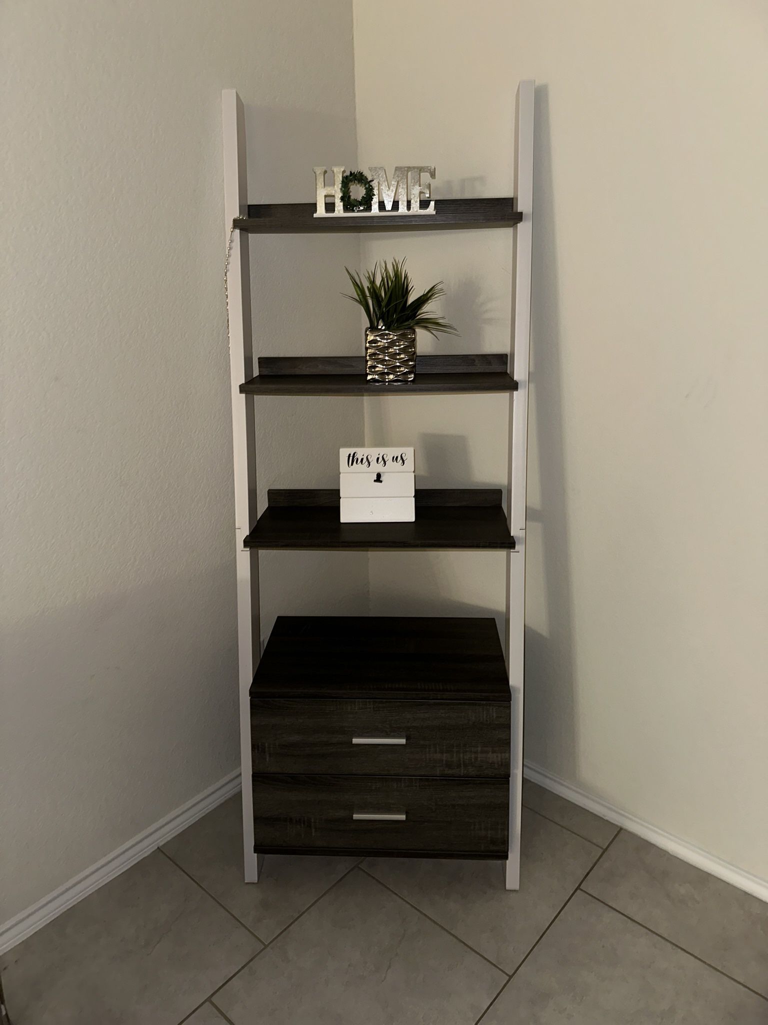 Two Ladder Shelves 
