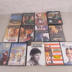 13 DVD MoviesTV-Shows-Comedy-Drama-Action-Suspense-PG/R-Brand New
