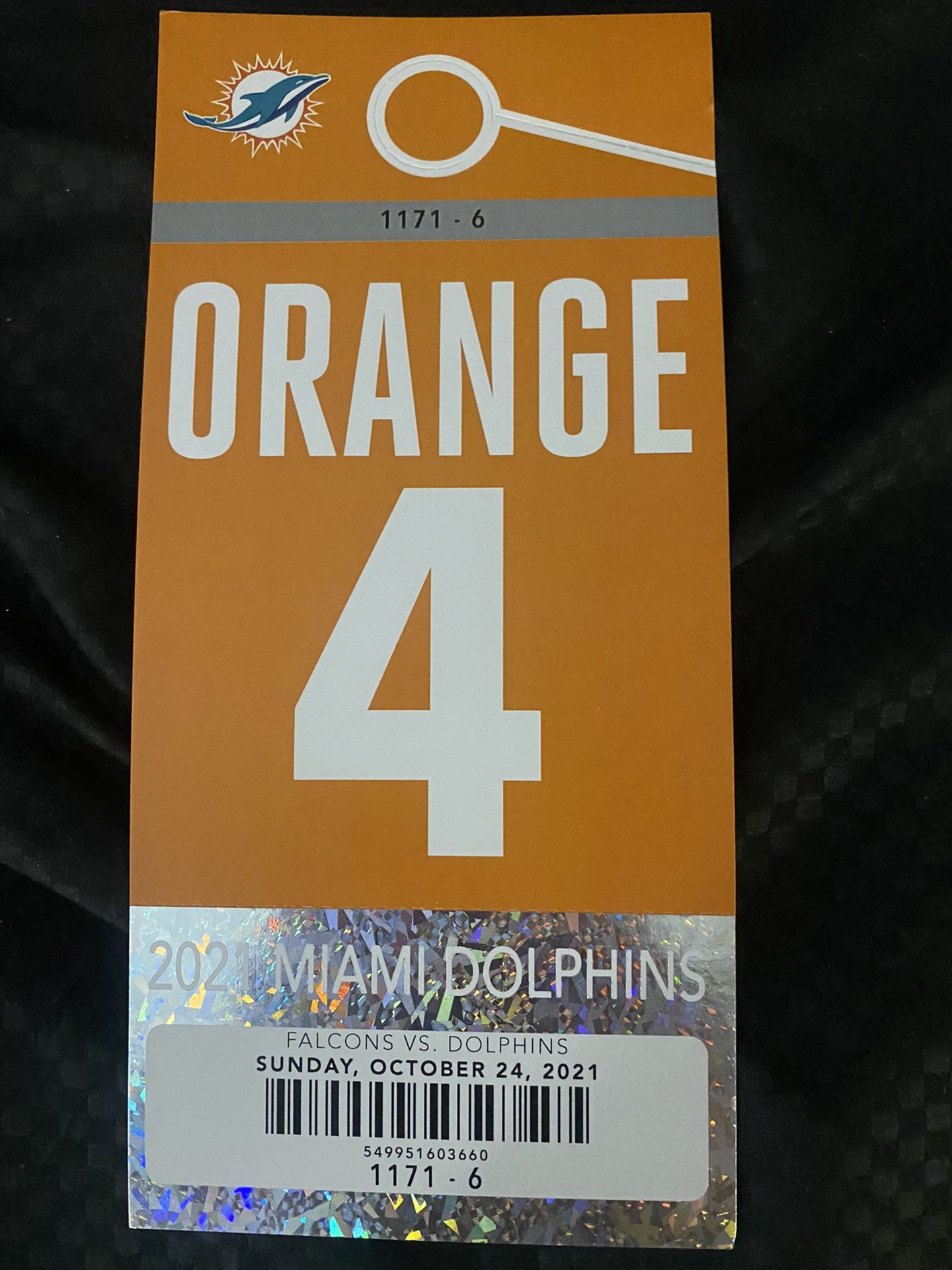 Orange Parking Pass