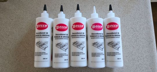Deccobond 18 Adhesive – 5 Bottles (500ml) – New