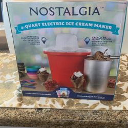 Nostalgia Ice Cream Maker