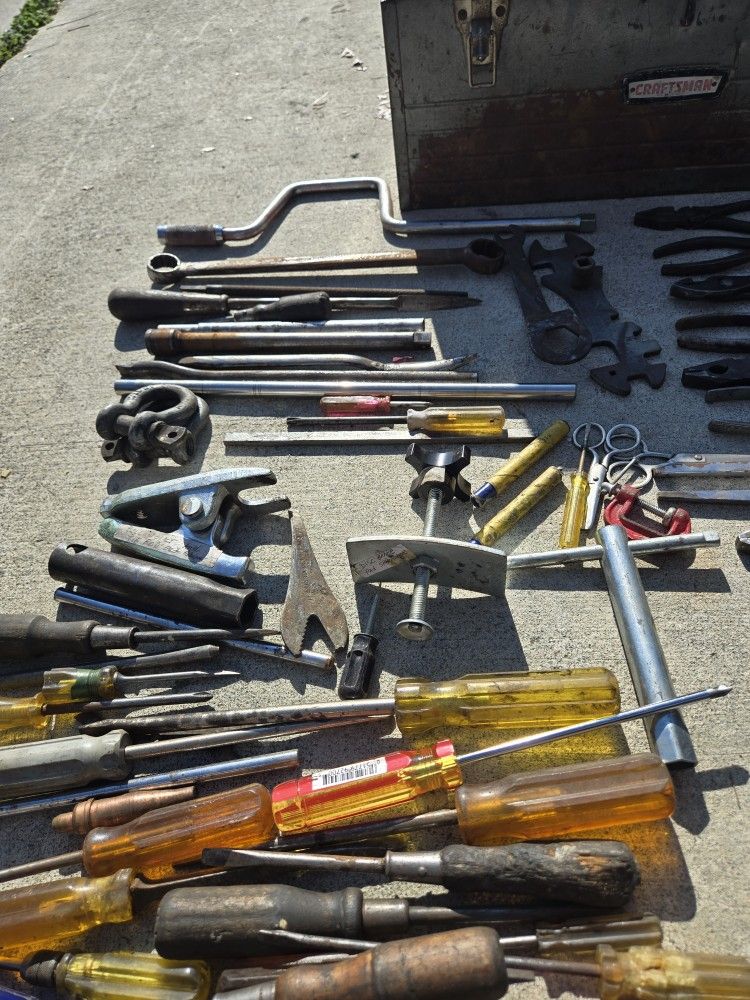Craftsman Toolbox And Tools
