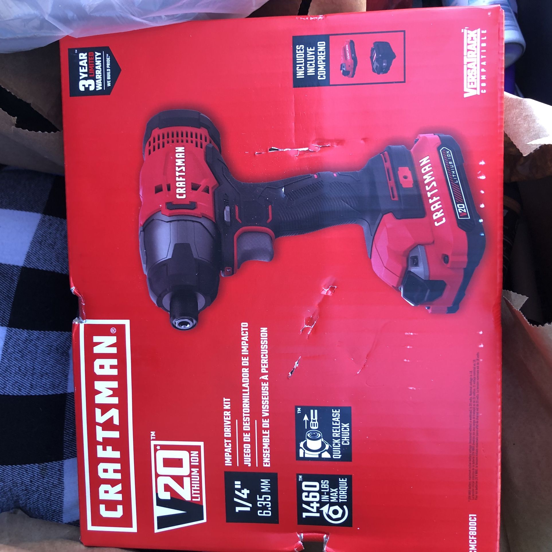 Craftsman, 20 V impact drill