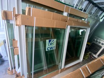 2x CWS 73 1/2x50 1/2 HORIZONTAL IMPACT WINDOWS NEW price for each