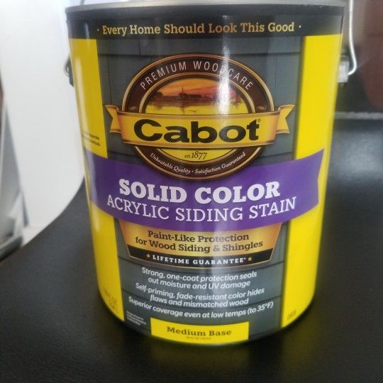 Cabot Solid color acrylic wood Siding Stain
