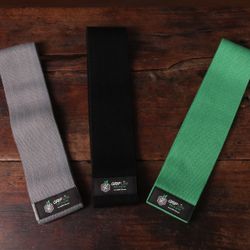 Booty Bands Fabric Resistance Bands for Yoga Home Workout (Set of 3)