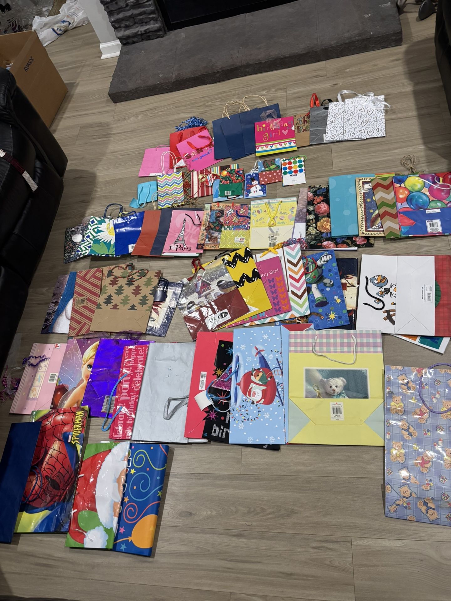 Small,medium, large gift bags