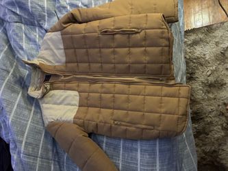 Tan Quilted Puffer Vest