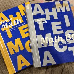 Hardcover Books: Math 65 & 76 An Incremental Development